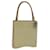 Christian Dior Bolso de mano Lady Dior Canage Nylon Cuero Beige Auth bs14427  ref.1401302