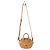Kitsune Mini borsa in pelle cammello