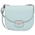 Céline CELINE Baby Grained Calfskin Small Trotteur in Light Turquoise Blue Leather  ref.1401375