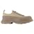 Tread Slick Sneakers - Alexander Mcqueen - Brown - Canvas Cloth  ref.1401413