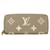 Cartera larga Clemence Monogram Empreinte Bicolor Louis Vuitton M82478 en excelente estado Castaño Cuero  ref.1401564