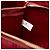 Swarovski Wildleder Clutch Tasche Rot - Ansicht 8