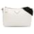 Prada Borsa a tracolla con zip riedizione in Saffiano bianco Pelle  ref.1402070