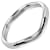 Tiffany & Co Curved band Silvery Platinum  ref.1402103