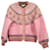 LoveShackFancy Honeypie Boyfriend Cardigan in Pink Wool  ref.1402191