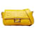 Fendi Zucca Leather One Shoulder Bag 8BR600 in Very Good Condition Yellow  ref.1402229