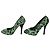 Dolce & Gabbana Décolleté Leopardate Verde in Pelle di Vitello 37.5 Multicolore - vista 4