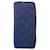 Carteira Louis Vuitton Zippy Vertical Azul marinho Couro  ref.1402474