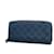 Louis Vuitton Zippy Wallet Vertical Navy blue Leather  ref.1402489