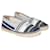 Fendi Multicolor Striped Espadrilles Flats Multiple colors Cloth  ref.1402809