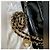 Mademoiselle Bolso de hombro de cuero charol con acolchado de diamante y colgante de medallón CC de CHANEL. Negro - vista 8