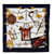 Hermès HERMES CARRE 90 Memoire d'Hermes Silk Scarf Canvas Scarf in Good condition Cloth  ref.1402939