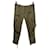 BALMAIN  Trousers T.fr 36 cotton Khaki  ref.1403099