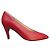 Charles Jourdan Pumps aus rotem Leder 8 cm Absatz