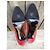 Charles Jourdan Pumps aus rotem Leder 8 cm Absatz - Ansicht 5