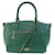 Coach Satchel Green Leather  ref.1403447