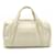 Chanel chevron White Leather  ref.1403549