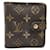 Louis Vuitton Compact zip Brown Cloth  ref.1403587