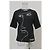 Camiseta Moschino con cara bordada de algodón negro - vista 6