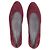 Stuart Weitzman Pear-Embellished Flats aus rotem Wildleder - Ansicht 5