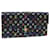 LOUIS VUITTON Monogram Multicolor PortefeuilleSarah Wallet M93747 auth 75705 Noir  ref.1403870