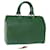 Louis Vuitton Epi Speedy 25 Bolsa de Mão Verde Borneo M43014 Autenticação de LV 75194UMA Couro  ref.1403871