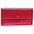 LOUIS VUITTON Vernis Porte Tresol International Portefeuille Rose M91246 Auth LV 75577 Cuir vernis Fuschia  ref.1403930