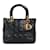 Lady Dior DIOR  Handbags T.  leather Black  ref.1403992