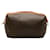 Céline Celine Macadam PVC Leather Clutch Bag in Good Condition Brown Plastic  ref.1404015