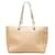 Borsa tote a tracolla in pelle con logo da viaggio Michael Kors Jet Set in ottime condizioni Beige  ref.1404037