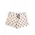 Mini short Moncler blanco con monograma de algodón
