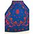 Versace Monogramm Strandkleid Blau Viskose - Ansicht 10