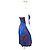 Versace Monogramm Strandkleid Blau Viskose - Ansicht 7