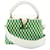 Louis Vuitton White Embroidered Taurillon Mini Capucines Leather Pony-style calfskin  ref.1404104