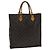 Borsa a mano Sac Plat con monogramma LOUIS VUITTON M51140 LV Auth th4922