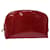 LOUIS VUITTON Vernis Pochette Cosmetic Pouch Pomme D'amour M91496 LV Auth 75151 Red Patent leather  ref.1404236