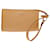 LOUIS VUITTON Nomad Accessory Pouch Leather Beige LV Auth bs14530  ref.1404239