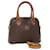 Céline Sac à main CELINE Macadam en toile PVC 2façon Brown Auth 75627 Marron  ref.1404242