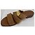 Sandali Chanel con cinturino in camoscio camel 38 Beige - vista 3