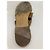 Sandali Chanel con cinturino in camoscio camel 38 Beige - vista 4