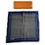 Hermès Men Scarves Golden Navy blue Silk  ref.1404363