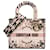 Dior Tie-Dye moyen rose Lady D-Lite Toile Tissu  ref.1404441