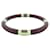 Hermès NEW HERMES JONC H EQUIPE PM H BRACELET057088fl 25 WOOD LACQUER NEW LACQUER BANGLE Dark red Gold-plated  ref.1404517