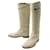 Hermès HERMES BOOTS JUMPING H042138Z IN SUEDE LEATHER 38.5 SHOES BOOTS Beige  ref.1404525