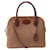 Hermès NEW HERMES BOLIDE HANDBAG 32 IN DOBLIS calf leather AND BOX calf leather NEW HAND BAG PURSE Brown Suede  ref.1404527