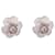 NEW CHANEL CAMELIA AND PEARL LOGO CC STRASS EARRINGS NEW EARRINGS Lavender Enamel  ref.1404561