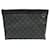 LOUIS VUITTON DISCOVERY CLUTCH BAG MONOGRAM ECLIPSE CANVAS M62291 BAGS Grey Cloth  ref.1404570