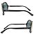 Occhiali da sole Jimmy Choo Bikers/S Neri con Lenti a Specchio Nero - vista 4