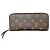 Louis Vuitton Clemence Geldbörse Monogram Canvas Braun
