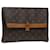 LOUIS VUITTON Monograma Pochette Priant Bolsa Clutch M51805 LV Auth yk11684 Lona  ref.1404655